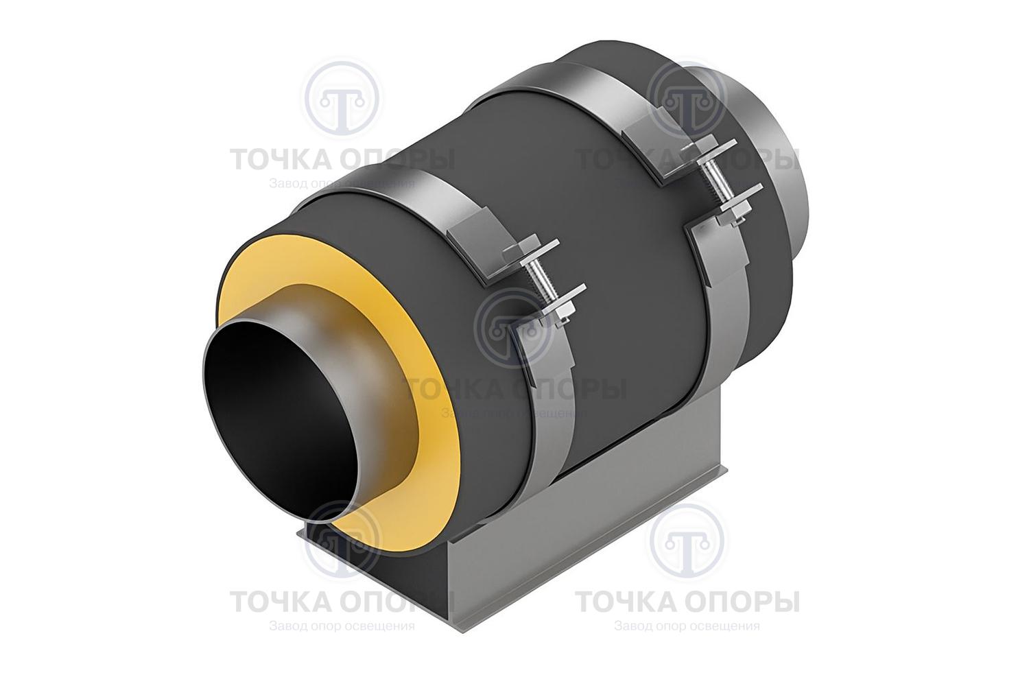 Скользящая опора СПО 108/250.150 подкладная для труб в ППУ