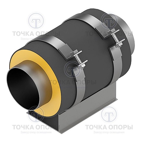 Скользящая опора СПО 108/250.100 подкладная для труб в ППУ